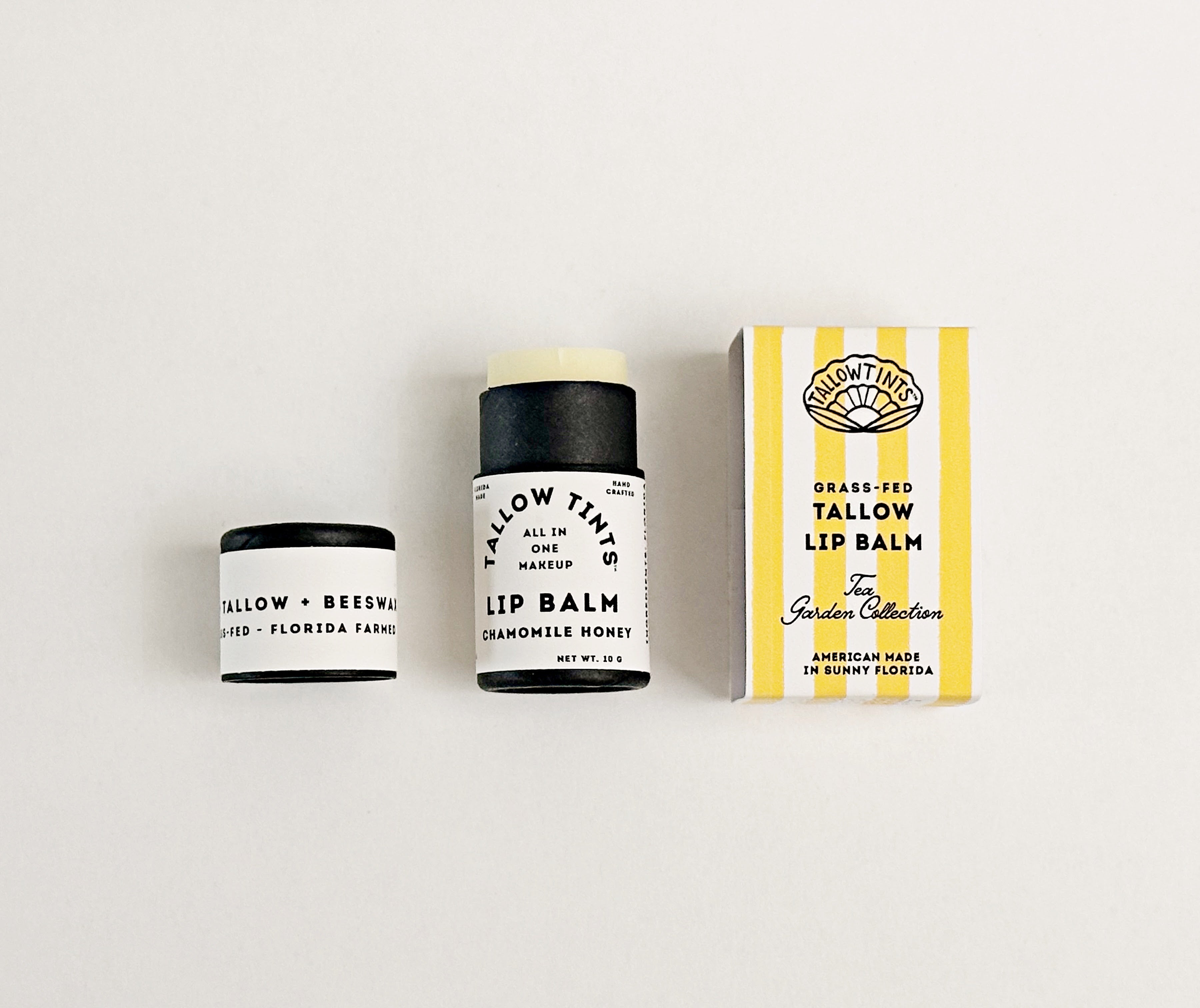 Chamomile + Honey Tallow Lip Balm