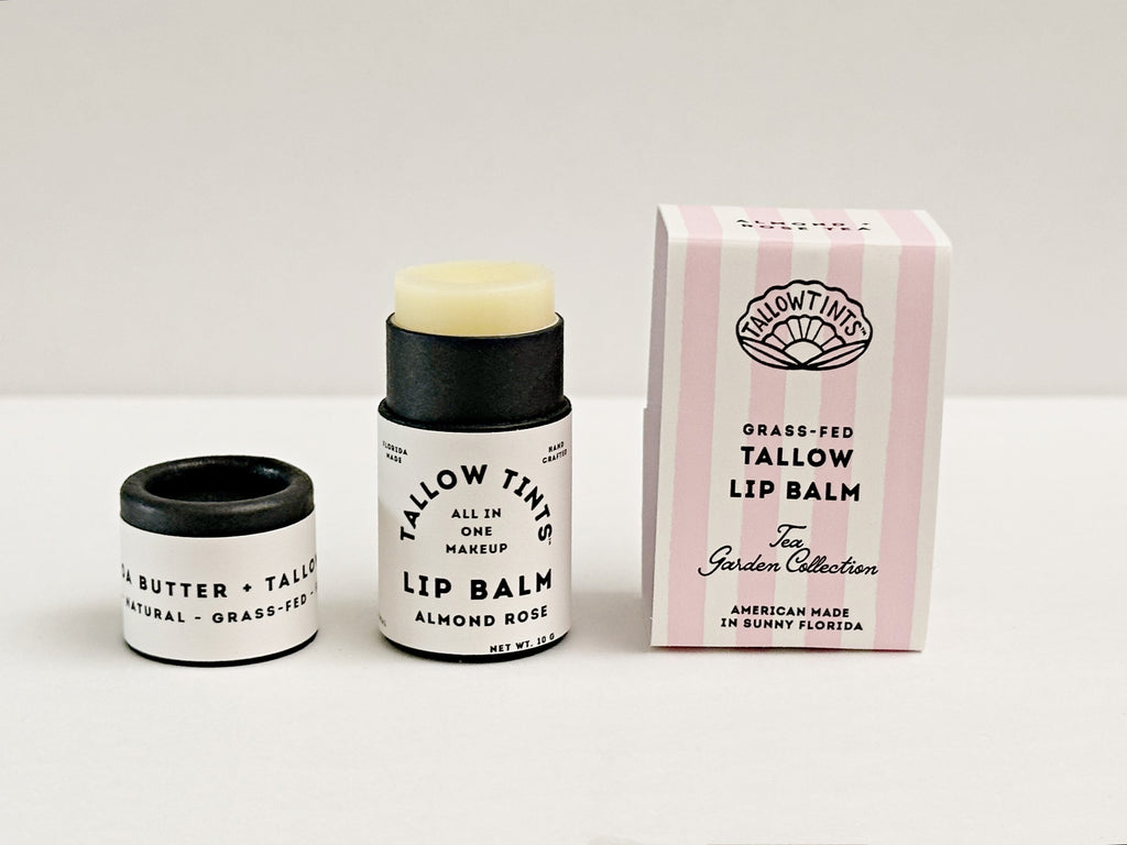 Rose Almond Tallow Lip Balm