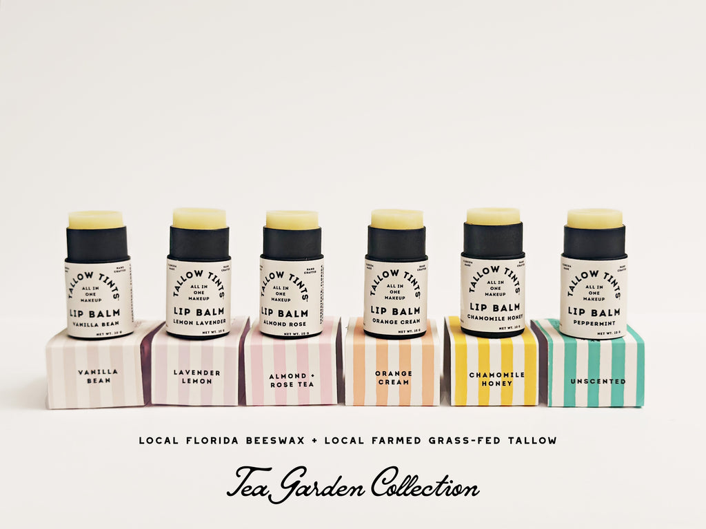 Rose Almond Tallow Lip Balm