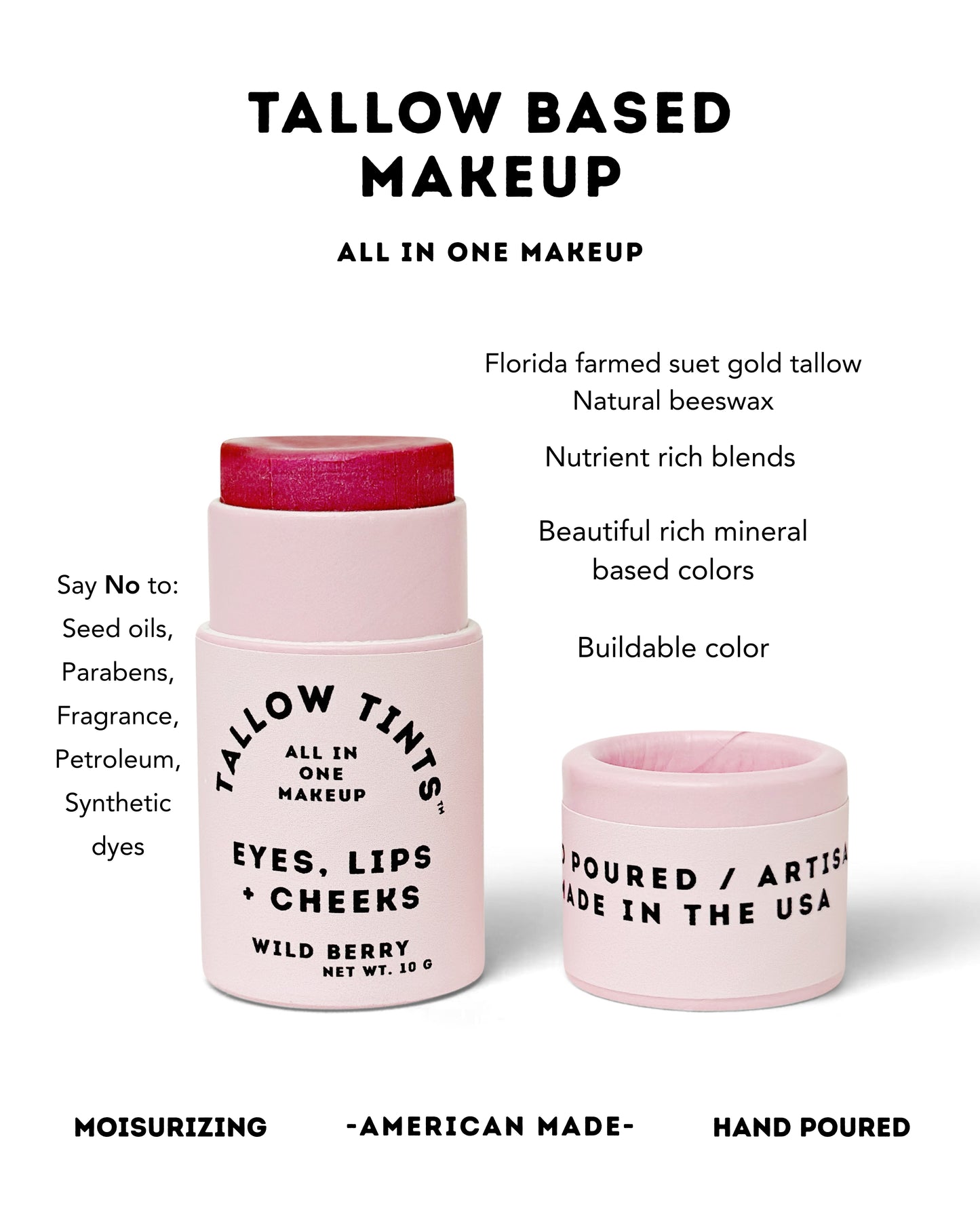 Tallow Tints™ Coral Rose